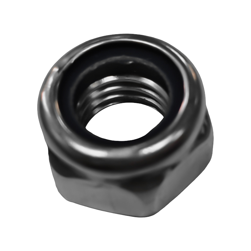 Koolstofstaal Nylon Anti-losmakende antislip zelfborgende zeskantmoer